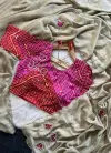Tew Rangoli With Bandhej Printed Saree Collections